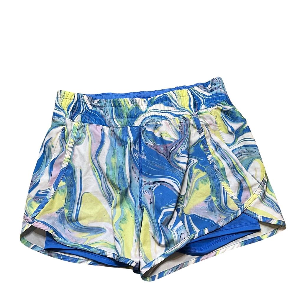 Avia Blue / Green / Yellow Athletic Shorts Size Medium (8-10)